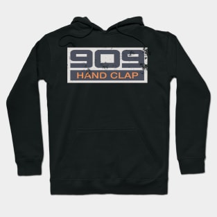 TR-909 Retro Vintage Drum Machine Hand Clap Hoodie